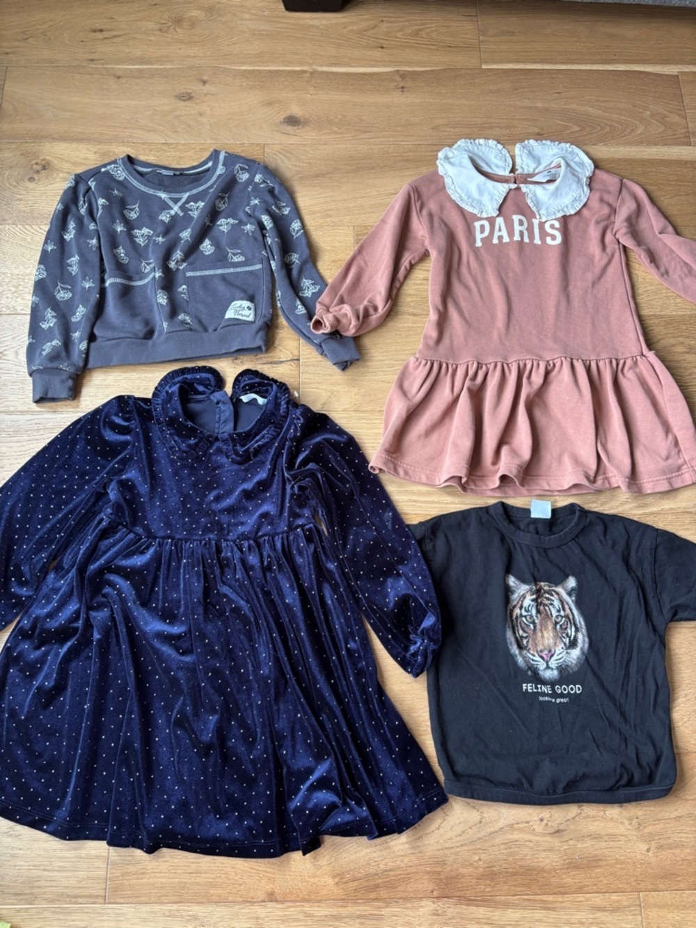 Girls 6t lot of dresses and shirts zara h&m lucky brand